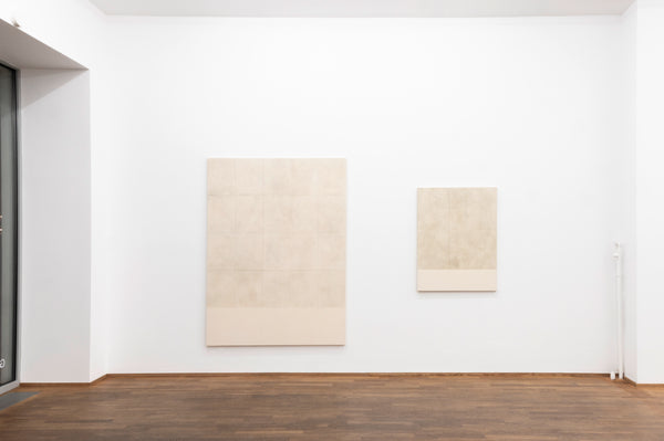 Ivan Liovik Ebel, Ghost of Resistance, dirt on canvas, 105 x 80 cm