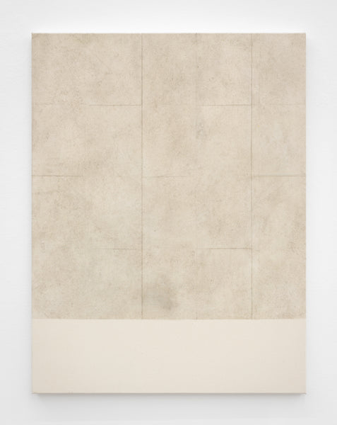 Ivan Liovik Ebel, Ghost of Resistance, dirt on canvas, 105 x 80 cm