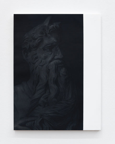 Ivan Liovik Ebel, Moses II. Oil and acryl on canvas, 60 x 45cm