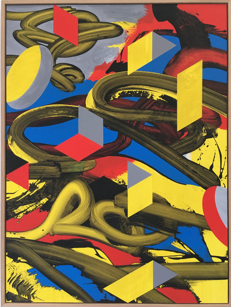 Ab van Hanegem, Untitled, 2020. 87x65cm. Galerie Gilla Loercher