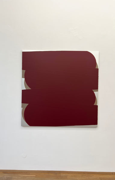Rainer Splitt, Untitled, 2026 Pouring, 125 x 125 cm