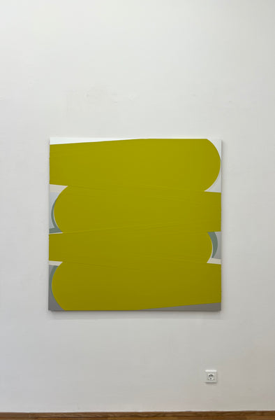 Rainer Splitt, Untitled, 2026 Pouring, 125 x 125 cm