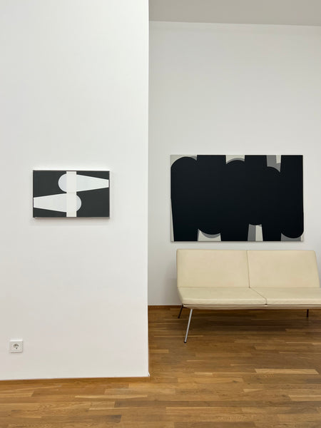 Rainer Splitt, Untitled, 2026 Pouring on whiteboard, 35,5 x 56,5 cm, framed