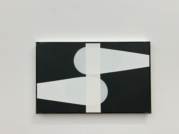 Rainer Splitt, Untitled, 2026 Pouring on whiteboard, 35,5 x 56,5 cm, framed