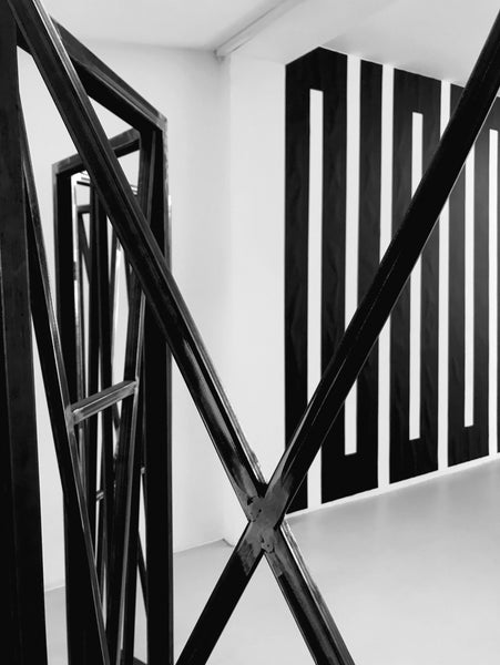 John Cornu, LA GUEULE OUVERTE, 2021  Steel 180 x 250 x 4,5 cm. Unique piece