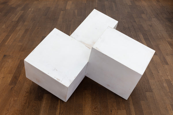 Quentin Lefranc, Trilogy 2025. Wood. 120 x 110 x 65 cm SOLD