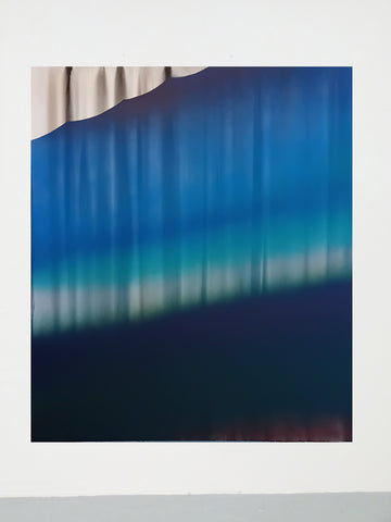Sandrine Mahéo, Untitled. Acryl on canvas 200 x 180 cm. Galerie Gilla Loercher