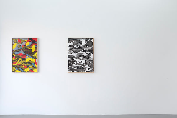 Ab van Hanegem, Untitled, 2020. 87x65cm. Galerie Gilla Loercher